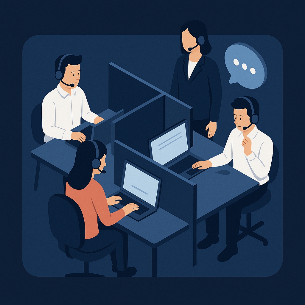 Equipo de soporte al cliente